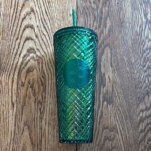 Starbucks Green Tumbler with Straw